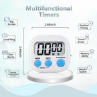 Large Lcd Digital Kitchen Cooking Timer Count Down Up Clock Loud Alarm Magnetic