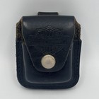 Harley Davidson Motor Cycles Vintage Leather Lighter Zippo Holder Case Usa