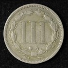 1879 3cn Three Cent Nickel - Free Shipping Usa