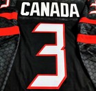 Msrp  160-nwt-men-m Canada   3 Blk Team Canada Licensed Iihf Nike Hockey Jersey