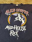 Alice Cooper Vintage Original 1979 Mad House Rock T-shirt 1970s Unisex Size Med 