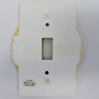 Vintage 1998 Cbk Ltd  Llc Resin Light Switch Cover Plate Ornate Leaf Motif