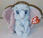 Ty Beanie Baby Dumbo Elephant With Sound  metal Clip - Uk Exclusive  3 5  Mwmts