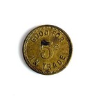 L  A  Ball Newman  California  cigar Store  Good For 5   In Trade Token q725