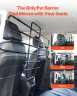 Dog Car Barrier Metal Adjustable Vehicle Pet Barrier Universal-fit Car Divider