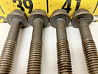 Vintage Oem Wisconsin Industrial Set Of 4 Aenl aen 4 3 8  Aen Jug Head Bolt  798