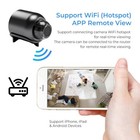 2pcs Mini Wifi Camera 1080p Hd Night Vision Remote Monitoring Micro Baby Monitor