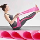 Yoga Stretch Resistance Bands Exercise Pilates Yoga Aerobic Gym Home Workout Lot