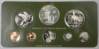 1975 Trinidad And Tobago Proof Set Silver Coins Franklin Mint W  Box   Coa