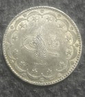 1917  9 Ottoman Empire turkey 20 Kurus mehmed silver unc