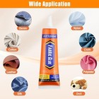 60ml Permanent Fabric Glue     Clear  Washable Glue For Clothes  Patches   Repairs