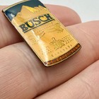 Busch Beer Can Shape Lapel Pin Mountain Logo Anheuser Busch Advertising Vintage