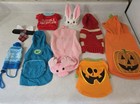 Pet Puppy Dog Clothes Apparel Jacket Sweater Shirt Tie Hat Pig Bunny Halloween 