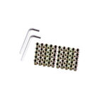 20 50 80pcs  Threaded Hex Drive Insert Fixing Wood Screw Inserts Nuts M6 M8