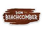 Don The Beachcomber - Driftwood Vinyl Sticker Decal- Vintage Style Tiki Hawaiian