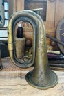 1917 Vintage Us Military Brass Bugle With Mouthpiece
