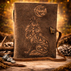 Handmade Genuine Leather Journal 5x7  Vintage Rustic Notebook   B1g1