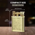 Vintage Trench Lighter permanent Match cool Pipe Lighter unique Metal Lighters  