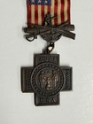  14918 U s  Spanish American War Veterans Medal Numbered Badge 1898-1902