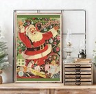 Vintage Christmas Wall Art   Brand New   Unframed