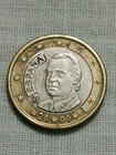 1 Euro 2000 Spain Error Coin Xf vf