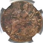 1787 M 33 6-kk R-2 Ngc Xf 40 Dbl Connecticut Colonial Copper Coin