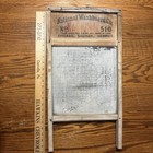 Antique National Washboard Co 510 Chicago Saginaw Memphis 23 5x12 5    Advertising
