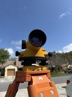Topcon At-f2  32x Auto Level W  Case And Manual  Calibrated  Erect Image