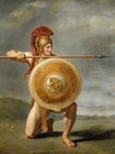 Hand Painted Old Master-art Antique Oil Painting Male Nude Men On Canvas 20 x24 