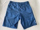Pelagic Evolve Hybrid Shorts Men   s 34  fits 36x10 5  Blue Stripe 4-way Stretch