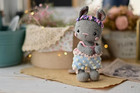 Crochet Bunny 20 Cm  Handmade Toy  Soft Plush  Gift  Nursery Decor