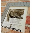 1941 Squirrel On Spraying Hose Graflex Camera Original Vtg Print Ad Clipping