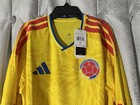 Colombia 26 27 Home Long Sleeve Adidas Climacool  Authentic Jersey M Nwt Jz8789