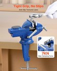 Vevor Bench Vise 3 Inch Portable Workbench Vice Clamp 360   Swivel Base Cast Iron