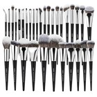 Loryp Professional Makeup Brush Set 32pcs Matte Black Vegan Bristles