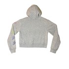 Nwt - Girls North Face Cropped Hoodie - Size Large - Gray