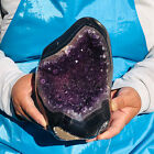 4 4lb Natural Amethyst Quartz Cave Geode Crystal Specimen Healing