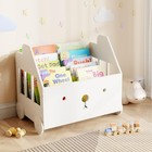 Wooden Kids Bookshelf  Toddler Montessori Bookshelf  Nursery Book Shelves With 