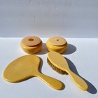 Celluloid Vanity Art Deco Dresser Set French Ivory With Brush And Mirror