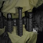 Krydex Flashlight Holder 360 Rotatable Light Carry Rigid Torch Case Fo Duty Belt