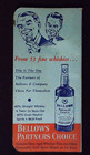 Bellows Whiskey Recipes For Essential Mixed Drinks Cocktail Booklet Vintage Bar
