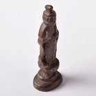 Kannon Bodhisattva Small Bronze Statue 3 3 Inch Tall Japanese Antique Figurine