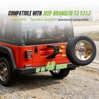 For Jeep Wrangler Yj Tj Lj Spare Tire Carrier Holder Mount Rack 1987-2005 2006
