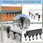 Gazebo Curtain Hooks  Metal 50pcs Steel Track-hooks With Wheel Replacement For