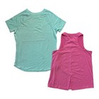 Member s Mark Girl s 2-pack Moisture Wicking Lightweight Active Tees