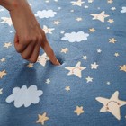 Coral Velvet Area Rug - 1  Thick Memory Foam Baby Play Mat  Washable Toddler    