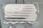1 Troy Oz 999 Silver Bar American Flag United We Stand Bar Highland Mint Sealed