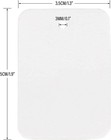 Jijacraft 1000pcs Price Tags  White Clothing Tag For Retail  Small Kraft Paper