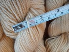 Lot 6 Skeins 600 Grams Total Wool Yarn Sweater Quantity Ecru Offwhite Bone New
