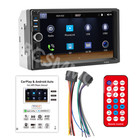 7in Double Din Car Stereo Radio Player Bluetooth For Apple Carplay Android Auto